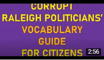 corrupt raleigh politicians vocabulary guide
