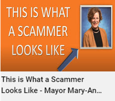 This is what a scammer looks like - Mary-Ann Baldwin